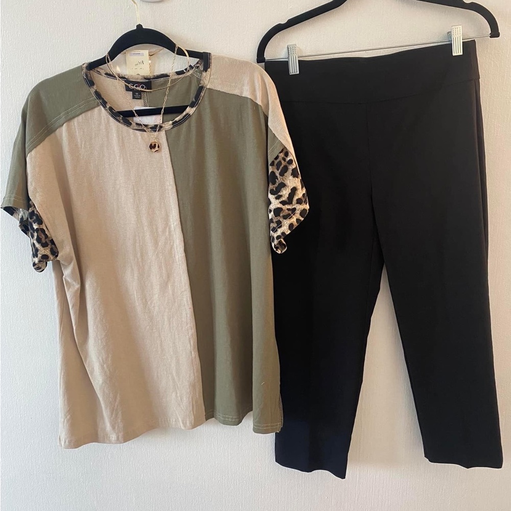 Leopard/Cheetah printed blouse